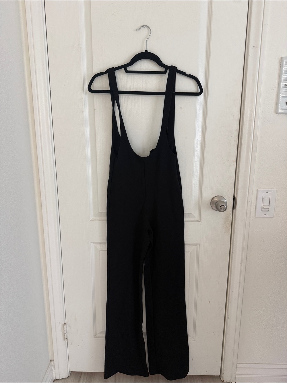 Tiger Mist Black Wide-Leg Strappy Jumpsuit